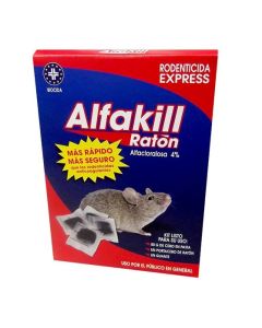 Raticida acción letal Alfakill 200 Gr