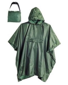 Poncho impermeable verde T-Unica Industrial Starter 1510