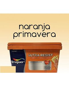 Pintura interior Bruguer Ultra Resist naranja primavera 4 Lt