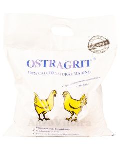 Concha ostra natural para aves Ostragrit 5 Kg