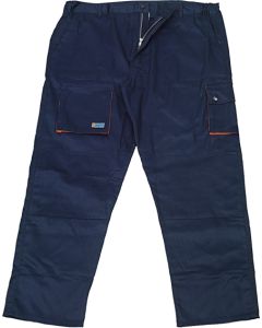 Pantalón bicolor Avant marino/naranja T-3XL