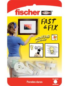 Colgador cuadros Fischer 534844 FAST&FIX 3 Puntas Blister