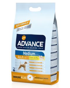 Advance dog medium adult chicken&rice 3 Kg