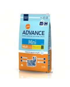 Advance dog mini adult chi&rice 7,5 Kg