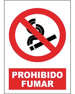Señal prohibido fumar SP850 40X30 JG Señalización