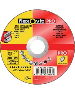 DISCO FLEXOVIT INOX A60SBF41 115X1,0X22 - 650958