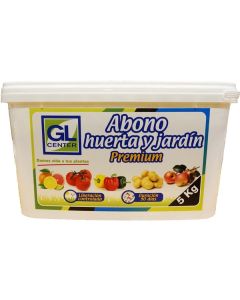 Abono liberacion controlada huerta y jardín Premium 5 Kg GL CENTER