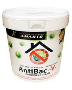 Amarto Pintura plástica AntiBac-v interior-exterior Blanco 4 Lt