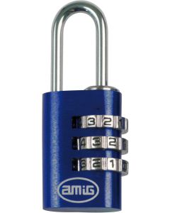 Amig Candado de seguridad  combinación 20 mm ancho Azul