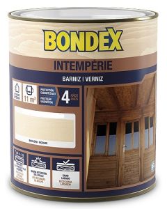 Bondex Barniz intemperie satinado incoloro 750 Ml