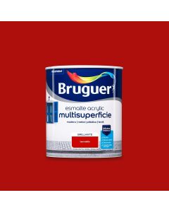 Bruguer Esmalte acrylic multisuperficie brillante Bermellón 750 Ml