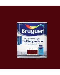 Bruguer Esmalte acrylic multisuperficie brillante Rojo carruaje 750 Ml