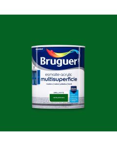 Bruguer Esmalte acrylic multisuperficie brillante Verde primavera 750 Ml