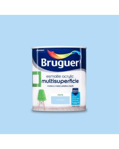 Bruguer Esmalte acrylic multisuperficie mate Azul pastel 750 Ml