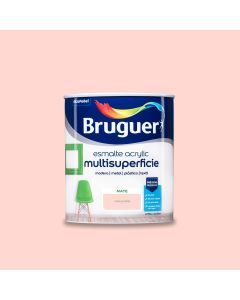 Bruguer Esmalte al agua Acrylic Mate Rosa pastel 750 ml