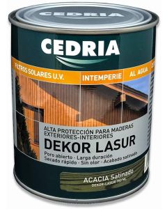 Cedria Dekor lasur Acacia satinado 4 Lt