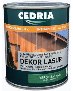 Cedria Dekor-Lasur Verde satinado 4 Lt