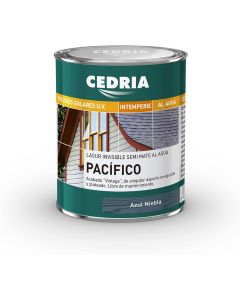 Cedria Lasur semi mate Pacífico Azul niebla satinado 4 Lt