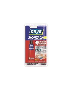 Ceys Adhesivo para montaje Montack puntos fijación removibles 20 Gr