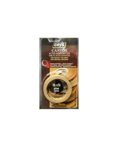 Ceys Canto autoadhesivo para madera Pino fácil aplicación resistente al agua 19mm X 5Mt