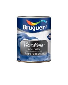Bruguer Esmalte multisuperficie Vibrations alto brillo Negro azabache 1 Lt