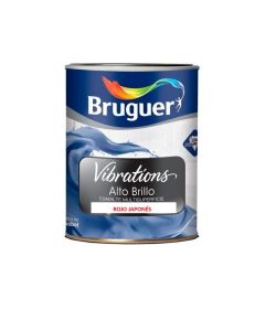 Bruguer Esmalte multisuperficie Vibrations alto brillo Rojo japonés 1 Lt