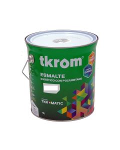 Esmalte Sintetico con Poliuterano Brillante 4 L TKROM Verde primavera