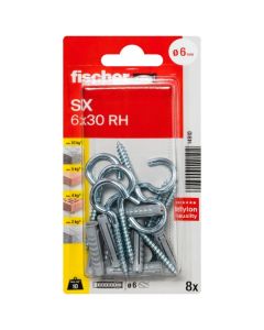 Fischer-Taco SX 6X30 RH + Hembrillas 8 Unidades