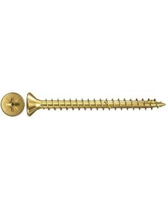 Fischer Caja Tornillo Madera Cabeza Plana Bicromatado 4,5X25 300 Unidades