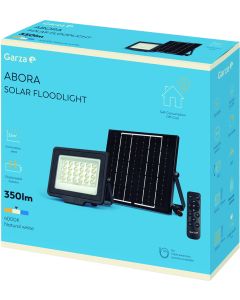 Garza Foco exterior led solar 25M2 Abora 4000K Luz día