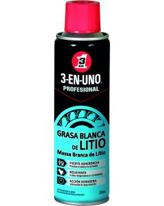 Grasa 3 EN 1 Spray 250ML Blanco litio 34453