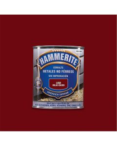 Hammerite Esmalte Metálico Liso Rojo óxido 750 ml