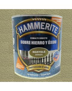Hammerite Esmalte sobre hierro y óxido Martelé dorado 2,5 Ml