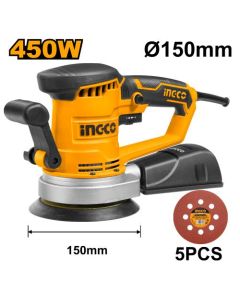 Ingco Lijadora Roto orbital 450W RS4508