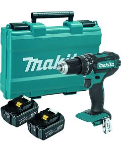 Makita Taladro combinado DHP482RME 18V 4AH + 2 Baterías + Cargador