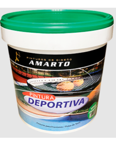 Amarto pintura deportiva antideslizante Verde Frontón 14 Lt