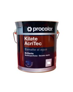 Procolor Esmalte al agua Kilate acritec brillante Blanco 4 Lt