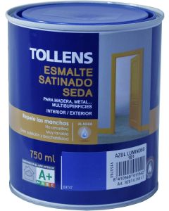 Tollens Esmalte Satinado al agua Azul luminoso 750 Ml