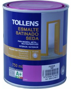 Tollens Esmalte Satinado al agua Fucsia 750 Ml