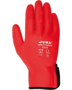 Guante Juba Nylon/nitrilo Foam H5115 Rojo T-10