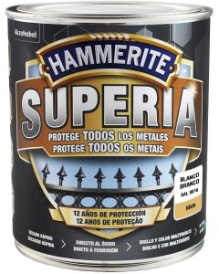 Hammerite superia mate 750 ml blanco 