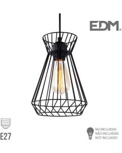 Lámpara techo metálica E27 EDM