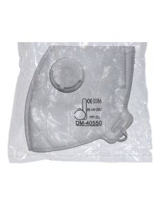 Mascarilla autofiltrante plegable FFP1 NR Con válvula DM-40550