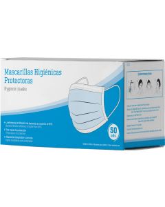 Tecnopacking Mascarilla desechable higiénica caja 50 Unidades